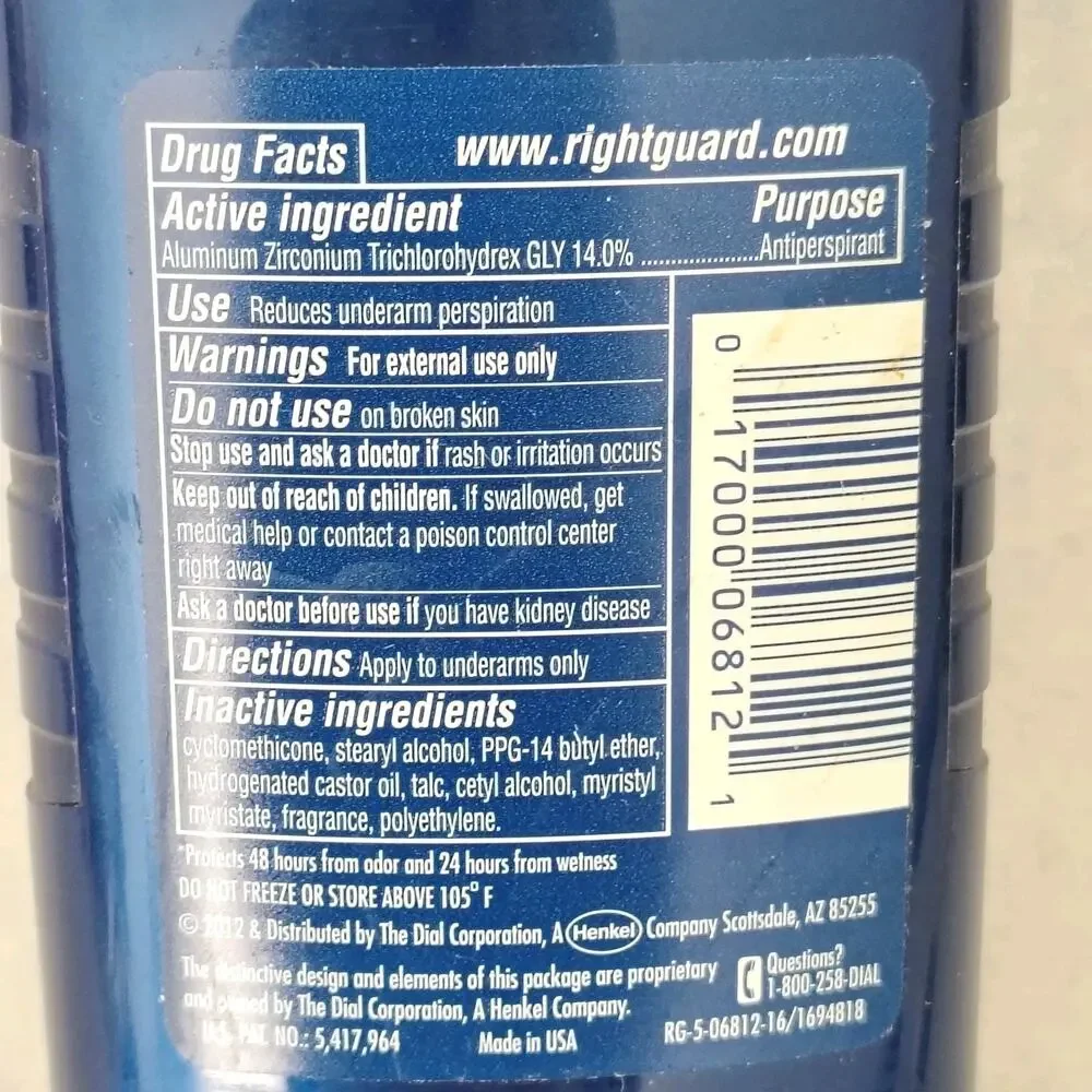 Right Guard Sport Antiperspirant Deodorant Fresh Scent Invisible Solid 3 oz 2012